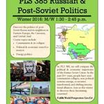 PLS 385 Russian and Post-Soviet Politics
